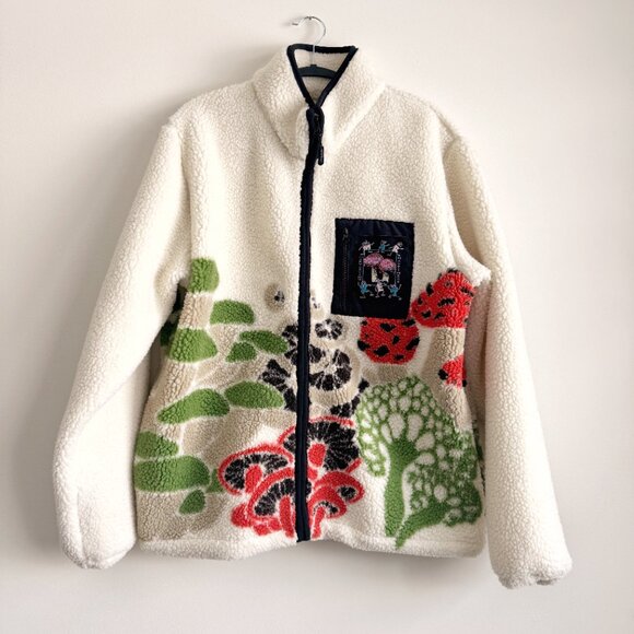 MARKET Jackets & Blazers - NWT MARKET 'Mycology' Sherpa Fleece Jacket - Medium